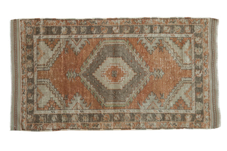 2.5x4.5 Vintage Distressed Oushak Rug // ONH Item 8239