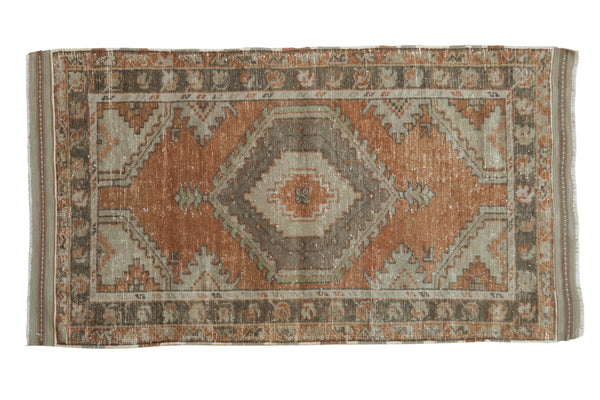 2.5x4.5 Vintage Distressed Oushak Rug // ONH Item 8239