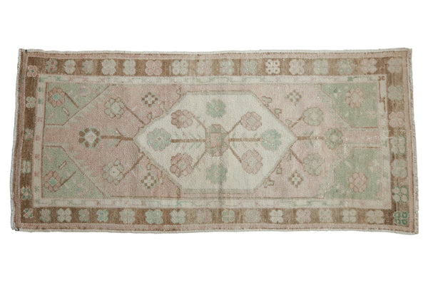 2.5x5.5 Vintage Distressed Oushak Rug Runner // ONH Item 8241