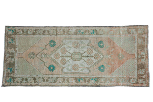 2.5x6.5 Vintage Distressed Oushak Rug Runner // ONH Item 8246