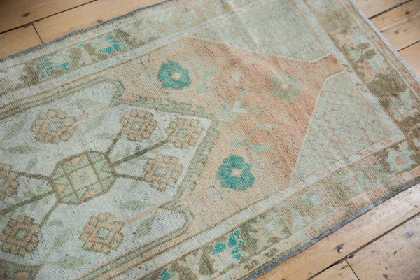 2.5x6.5 Vintage Distressed Oushak Rug Runner // ONH Item 8246 Image 4