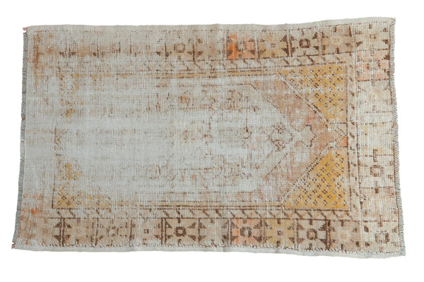 2.5x4.5 Vintage Distressed Oushak Rug // ONH Item 8247