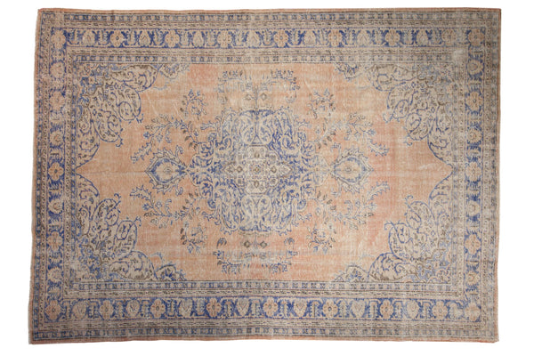 7.5x10.5 Vintage Distressed Oushak Carpet // ONH Item 8249