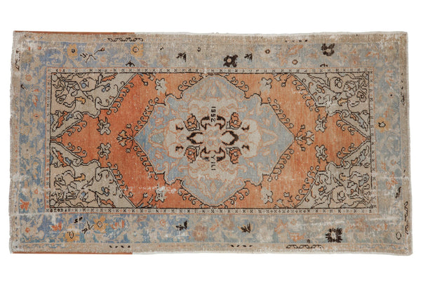 3.5x6 Vintage Distressed Oushak Rug // ONH Item 8256