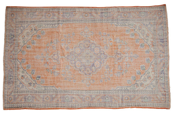 6x10 Vintage Distressed Oushak Carpet // ONH Item 8258
