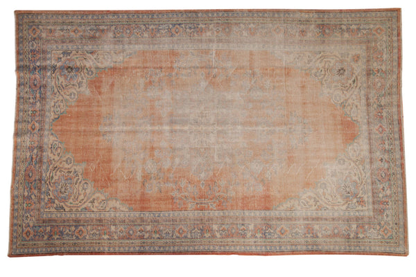 7x11.5 Vintage Distressed Oushak Carpet // ONH Item 8259