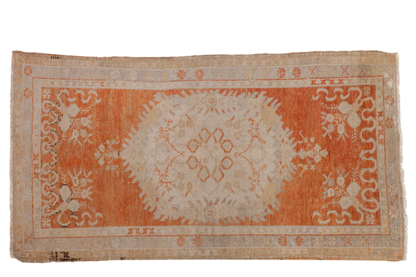 3x5.5 Vintage Distressed Oushak Rug // ONH Item 8266
