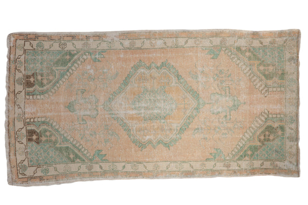 3x5.5 Vintage Distressed Oushak Rug // ONH Item 8267