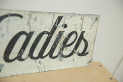 Vintage Ladies Painted Sign // ONH Item 8280 Image 2