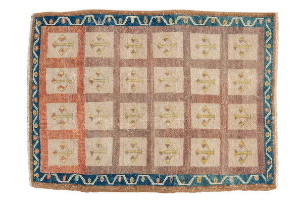 2.5x3.5 Vintage Distressed Oushak Rug // ONH Item 8284