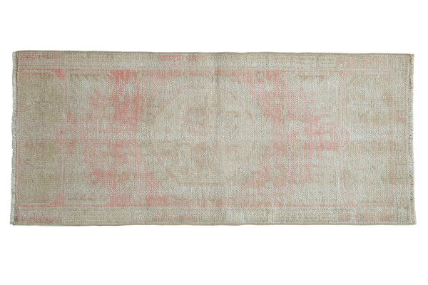 2x4.5 Vintage Distressed Oushak Rug Runner // ONH Item 8285