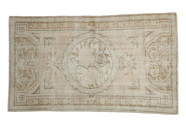 2.5x5 Vintage Distressed Oushak Rug Runner // ONH Item 8287