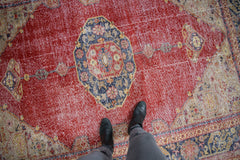 6.5x9 Vintage Distressed Oushak Carpet // ONH Item 8292 Image 1