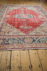 6.5x9 Vintage Distressed Oushak Carpet // ONH Item 8292 Image 7