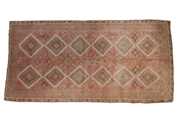 5.5x11 Vintage Distressed Oushak Rug Runner // ONH Item 8294