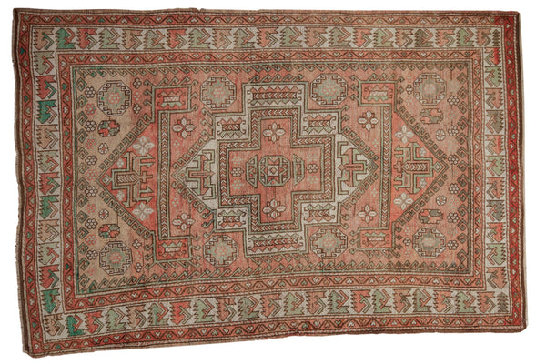 6x8.5 Vintage Distressed Oushak Carpet // ONH Item 8302