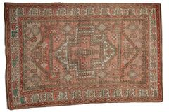 6x8.5 Vintage Distressed Oushak Carpet // ONH Item 8302