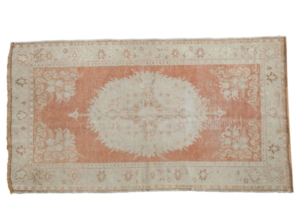 3x5.5 Vintage Distressed Oushak Rug // ONH Item 8308