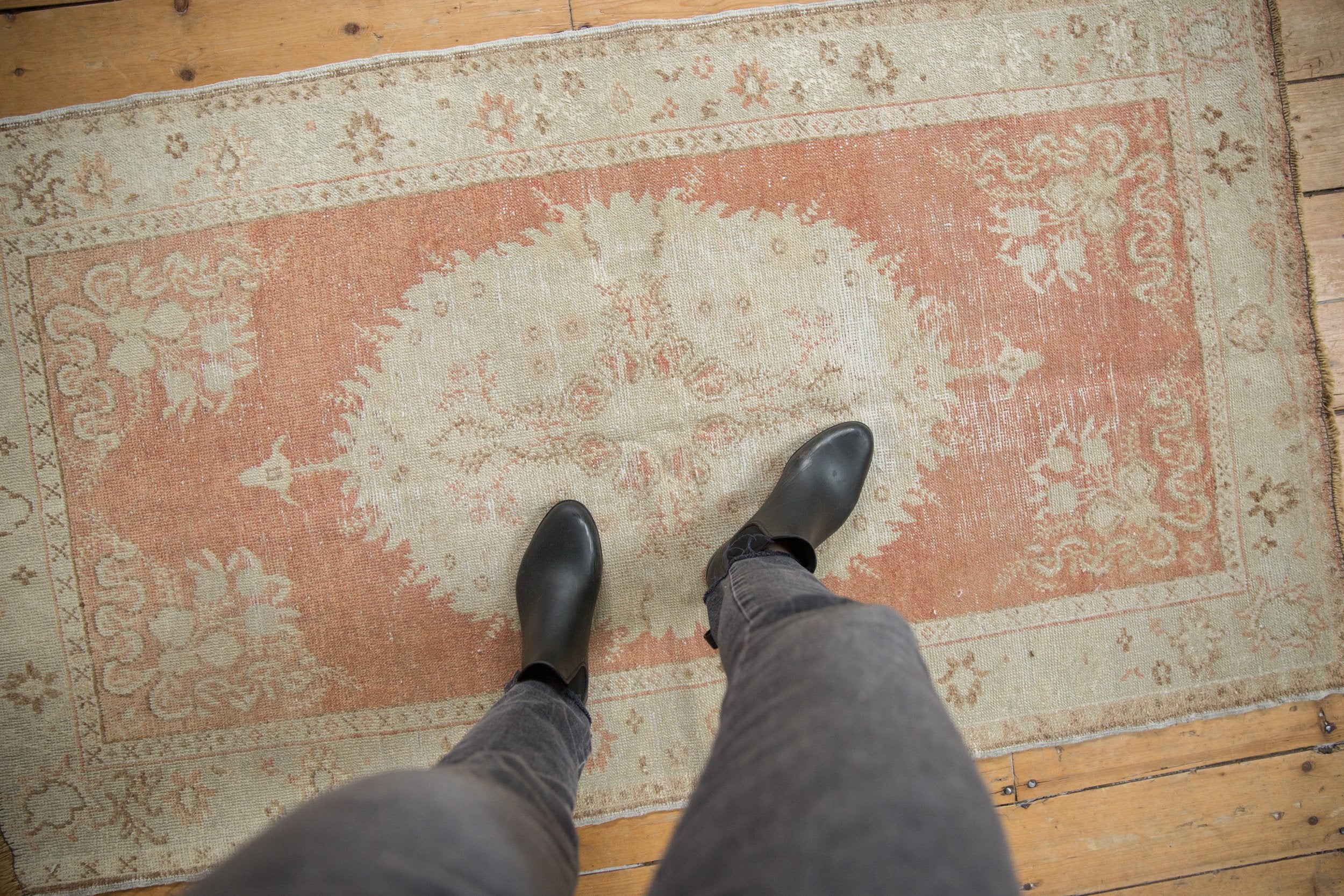 3x5.5 Vintage Distressed Oushak Rug // ONH Item 8308 Image 1