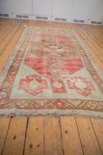 4.5x10 Vintage Distressed Oushak Rug Runner // ONH Item 8309 Image 6