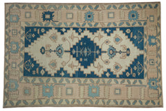 5x8 Vintage Distressed Oushak Carpet // ONH Item 8315