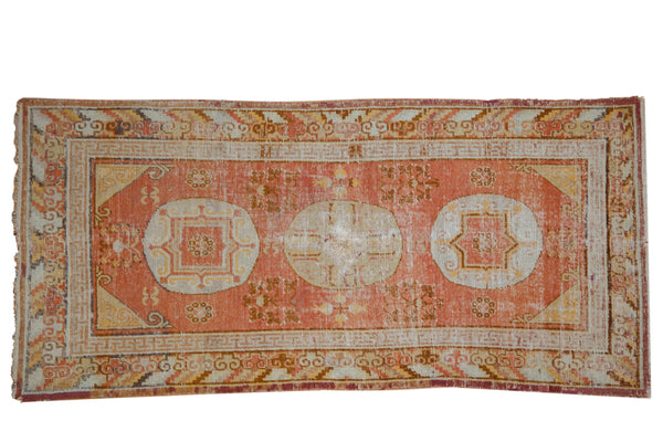 4x8.5 Vintage Khotan Rug Runner // ONH Item 8318