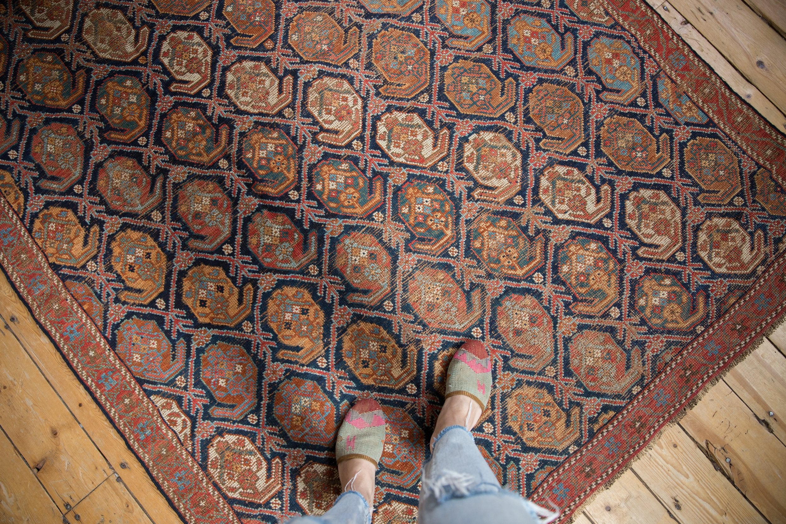 5x7.5 Antique Fragment Afshar Rug // ONH Item 8328 Image 1