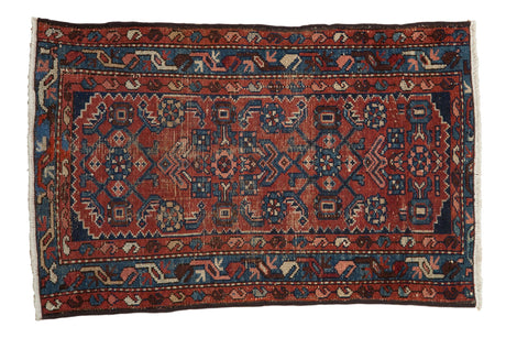 2x3.5 Vintage Hamadan Rug // ONH Item 8335