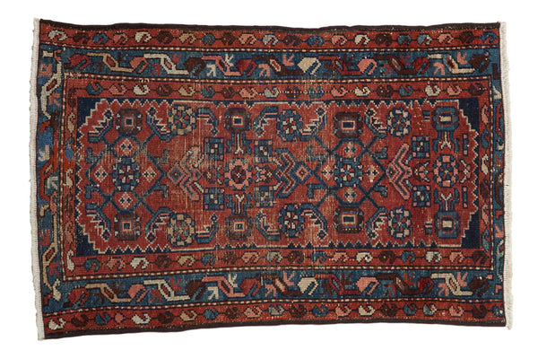 2x3.5 Vintage Hamadan Rug // ONH Item 8335