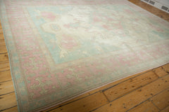 8.5x11.5 Vintage Distressed Oushak Carpet // ONH Item 8338 Image 6