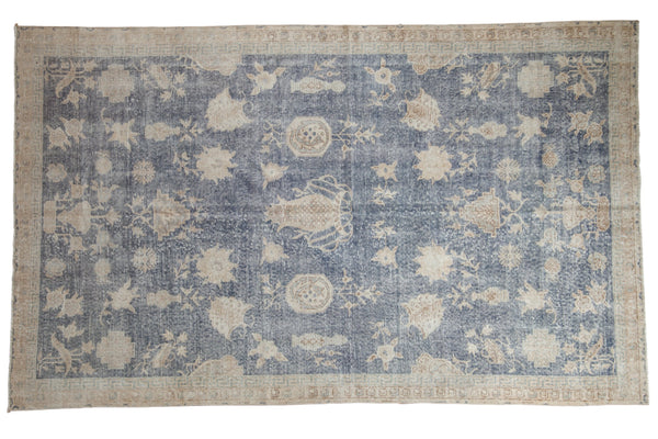 5.5x9 Vintage Distressed Fragment Sparta Carpet // ONH Item 8343