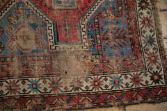 3.5x4.5 Antique Caucasian Square Rug // ONH Item 8346 Image 5