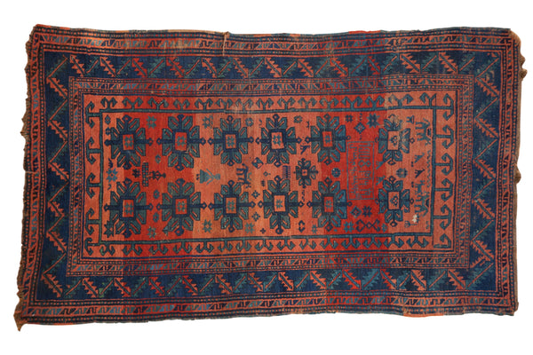 4x7 Antique Caucasian Rug // ONH Item 8353