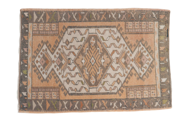 2x3 Vintage Distressed Oushak Rug Mat // ONH Item 8368