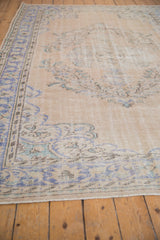 6.5x9 Vintage Distressed Oushak Carpet // ONH Item 8377 Image 4