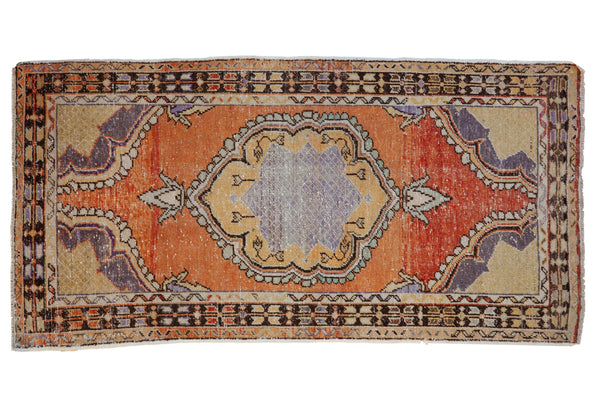 2.5x5.5 Vintage Distressed Oushak Rug Runner // ONH Item 8383