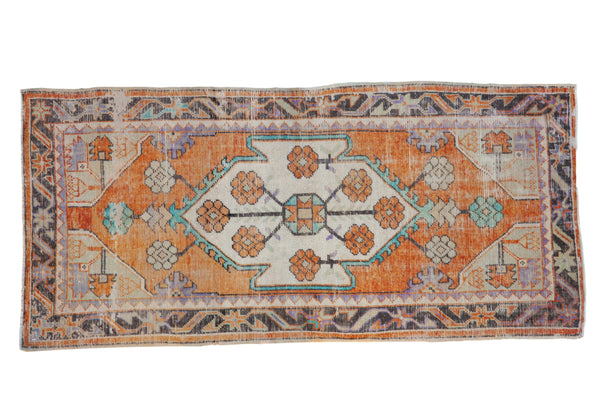 2.5x5.5 Vintage Distressed Oushak Rug Runner // ONH Item 8389