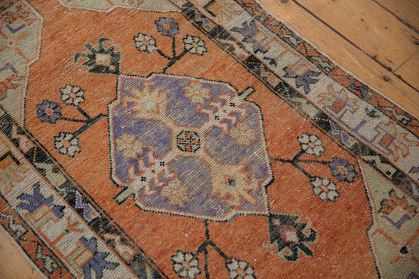 2.5x5.5 Vintage Distressed Oushak Rug Runner // ONH Item 8392 Image 6