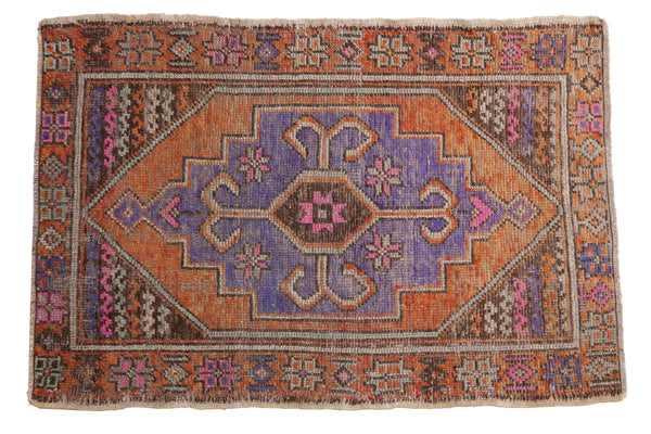 3x4.5 Vintage Distressed Oushak Rug // ONH Item 8395