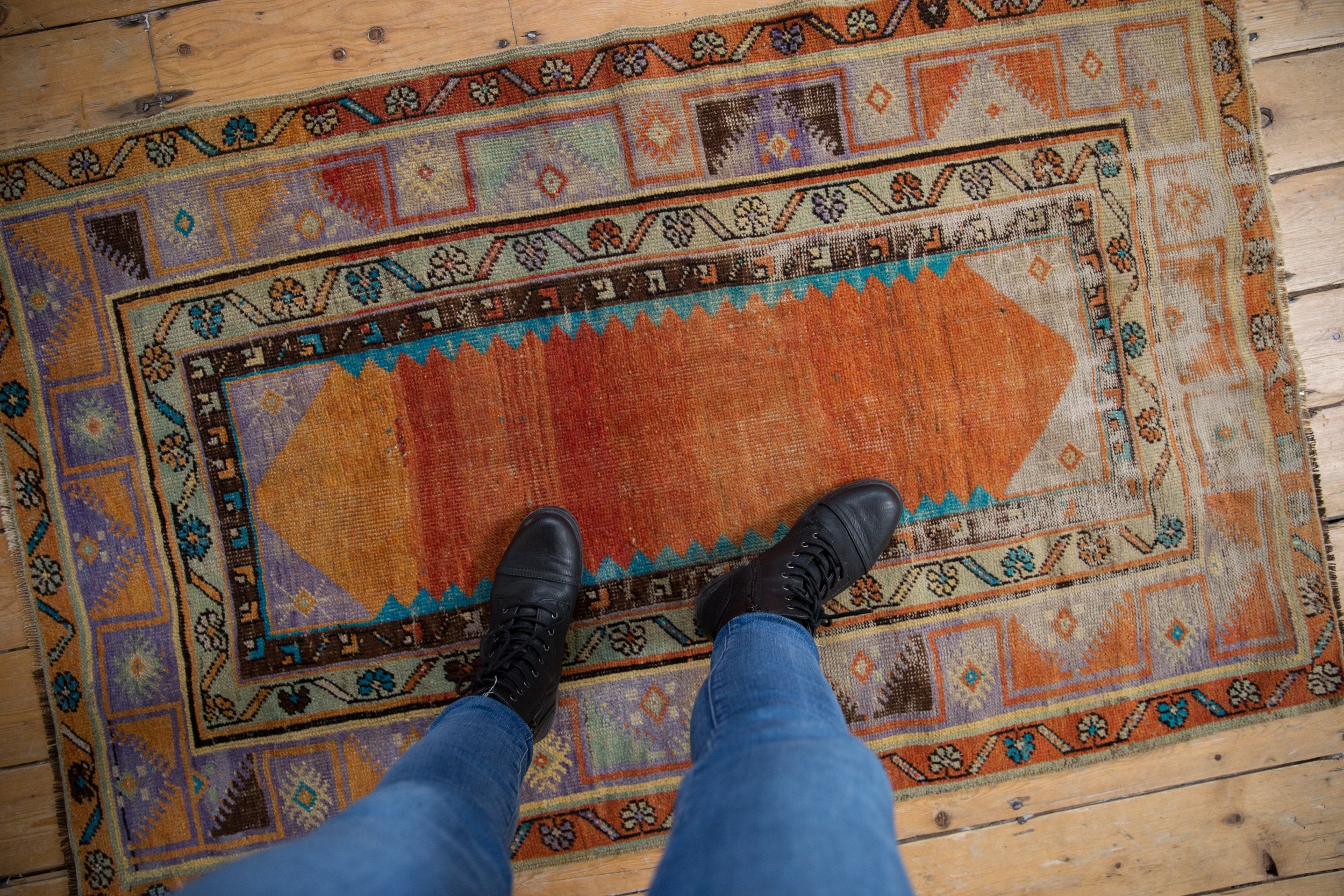 3x5 Vintage Distressed Oushak Rug // ONH Item 8398 Image 1