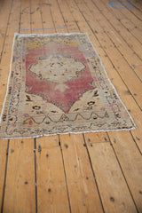 2.5x5.5 Vintage Distressed Oushak Rug Runner // ONH Item 8412 Image 3