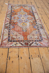 2.5x5.5 Vintage Distressed Oushak Rug Runner // ONH Item 8415 Image 4