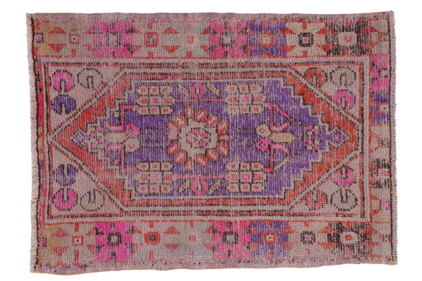 2.5x4 Vintage Distressed Oushak Rug // ONH Item 8419