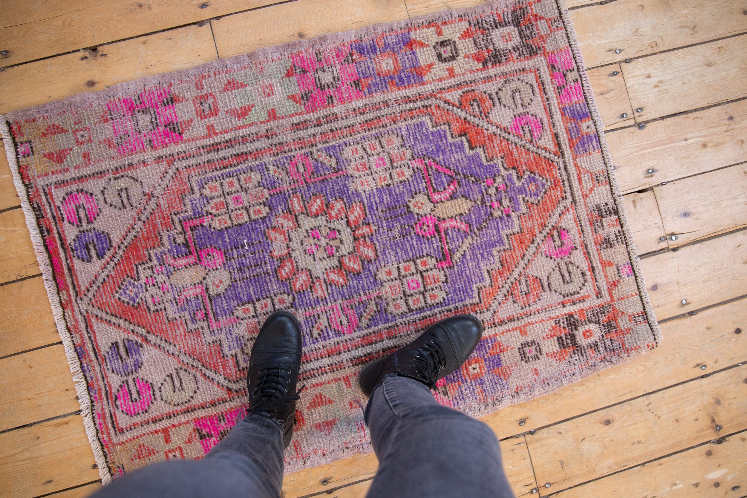 2.5x4 Vintage Distressed Oushak Rug // ONH Item 8419 Image 1