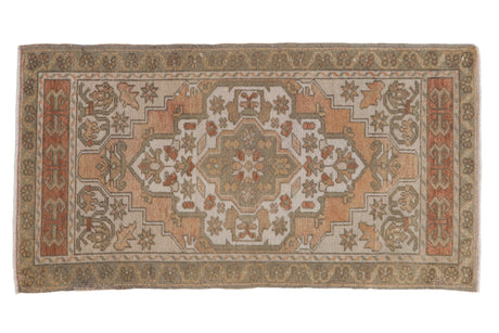 2x3.5 Vintage Distressed Oushak Rug // ONH Item 8421