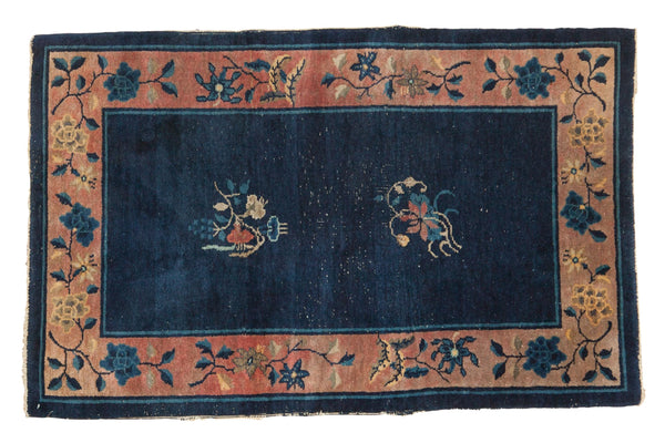 3x5 Vintage Art Deco Rug // ONH Item 8428