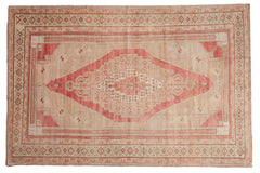 5x8.5 Vintage Distressed Oushak Carpet // ONH Item 8437