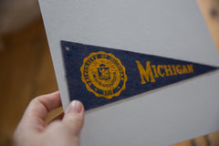 Vintage University of Michigan Felt Flag // ONH Item 8449 Image 2