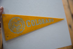 Vintage University of Colorado Felt Flag // ONH Item 8450 Image 1