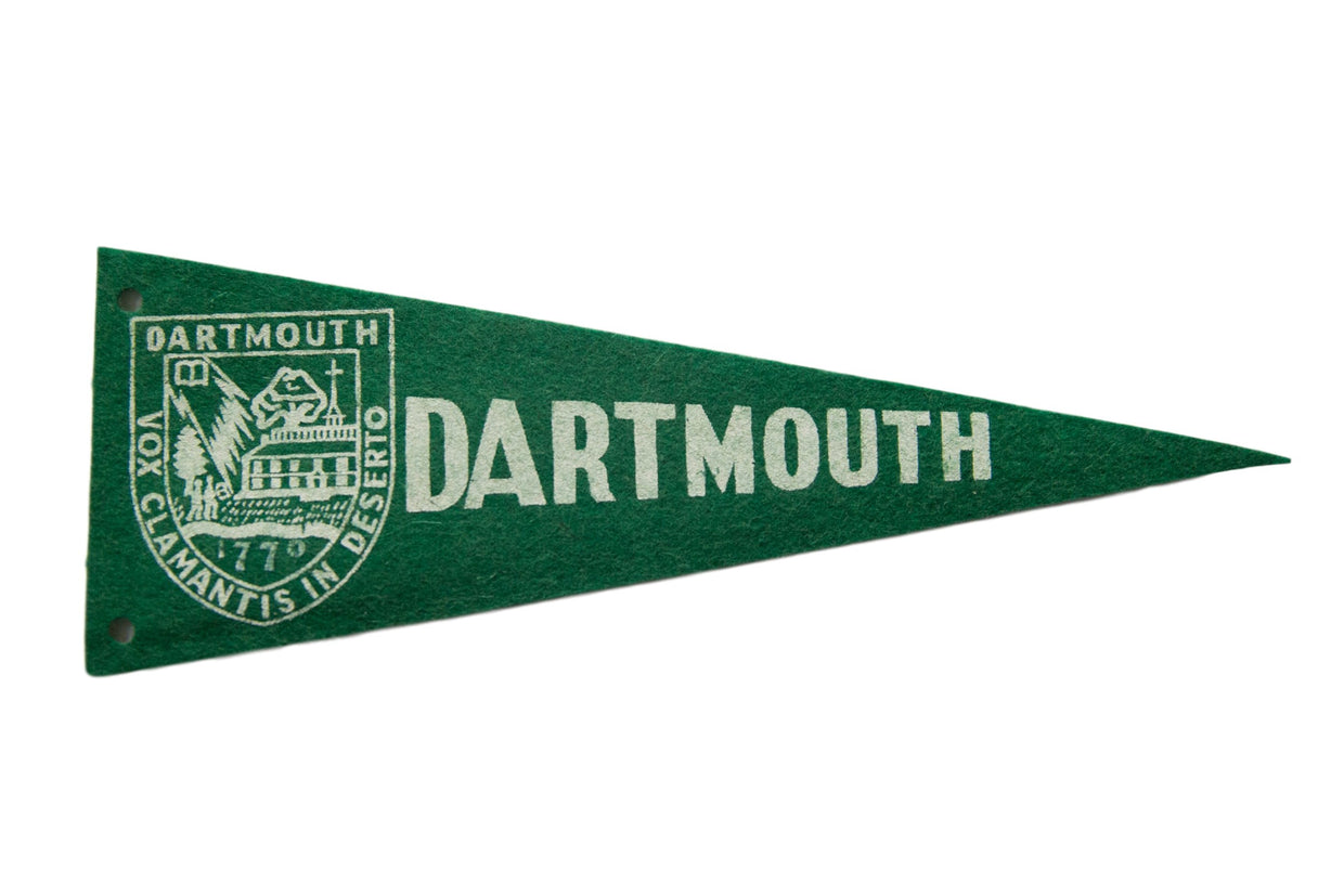 Vintage Dartmouth College Felt Flag // ONH Item 8454